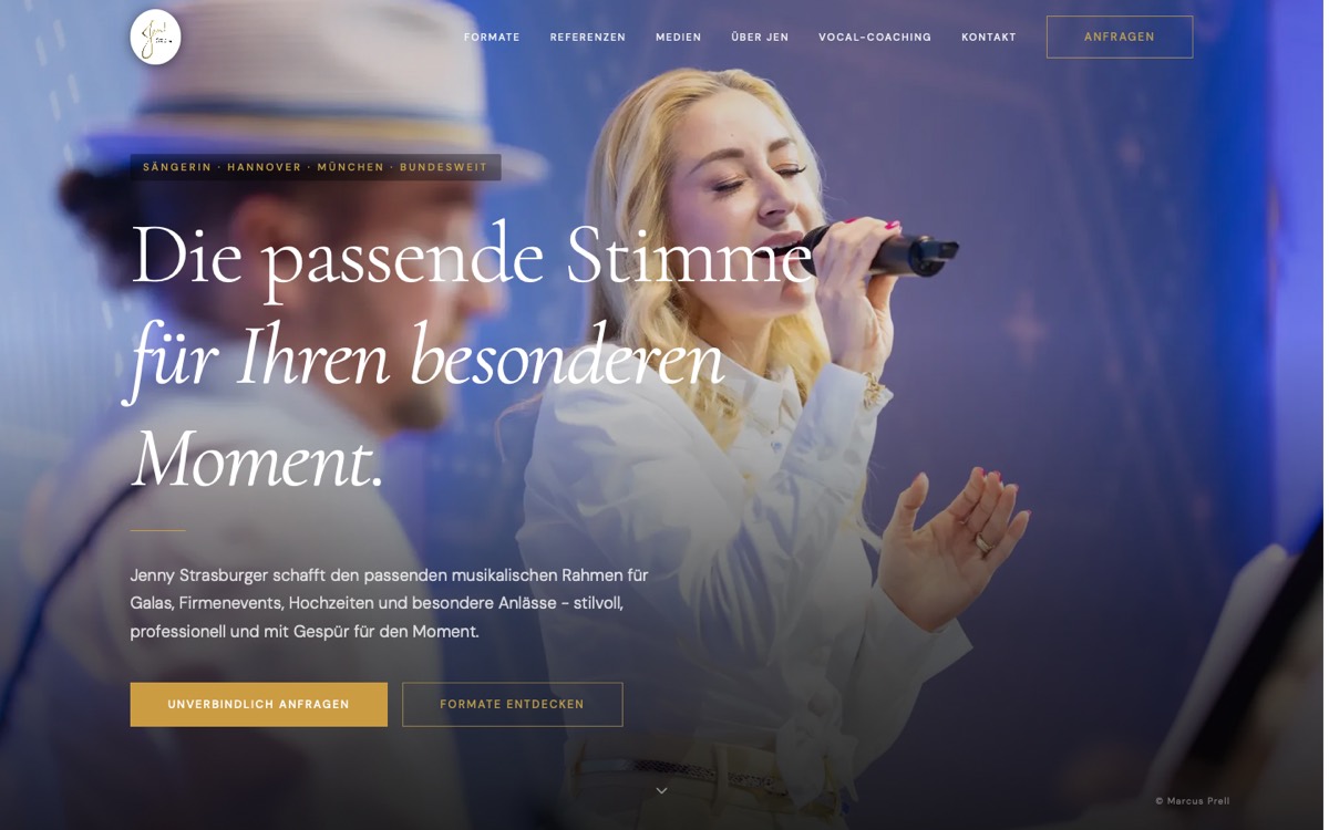 Webseite jennystrasburger.de