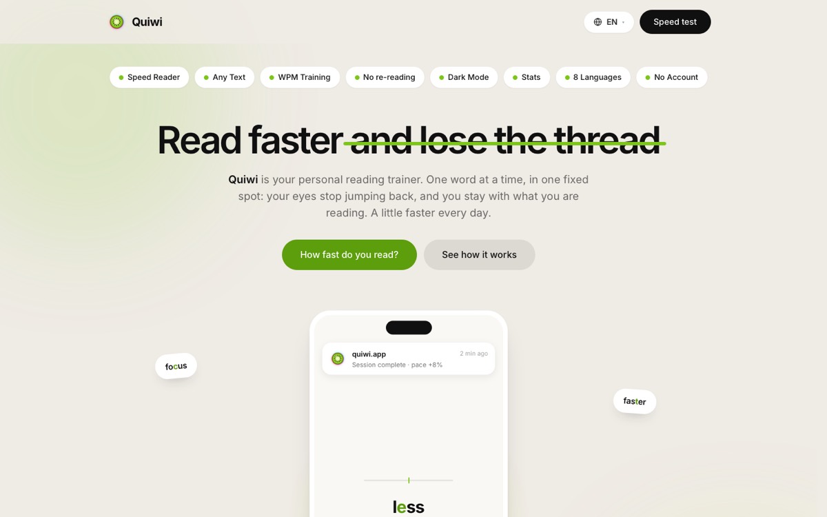 Webseite quiwi.app